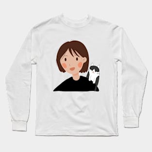 Cat Lady Long Sleeve T-Shirt